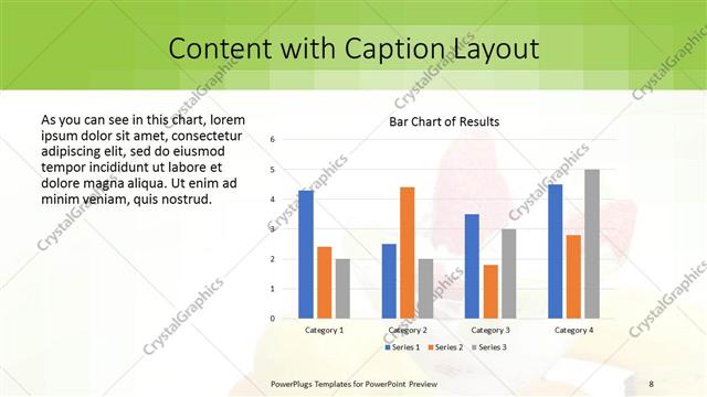 Content with Caption presentation slide layout