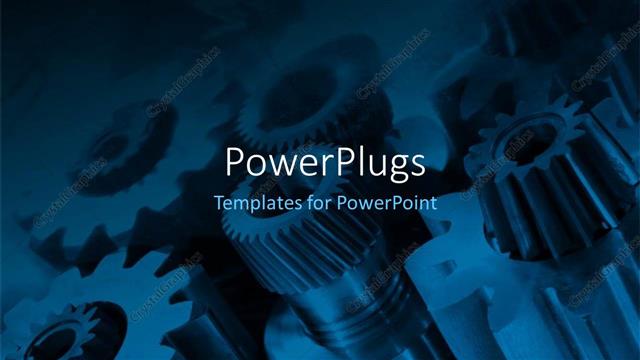  Presentation with gears - A lot ?of gears in different shapes and sizes?