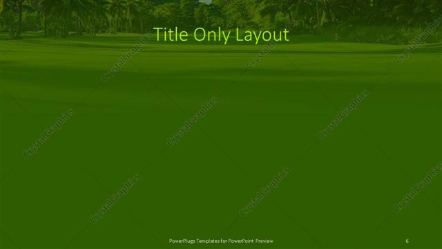 Title Only presentation slide layout