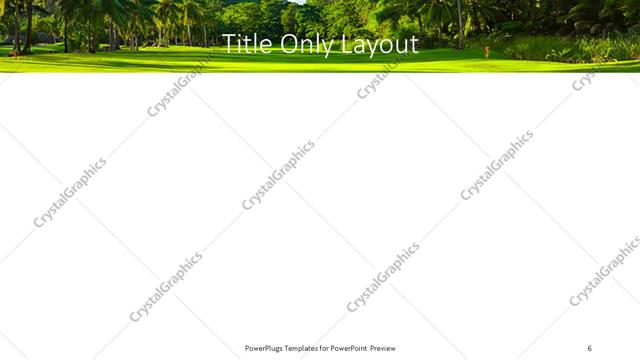 Title Only presentation slide layout