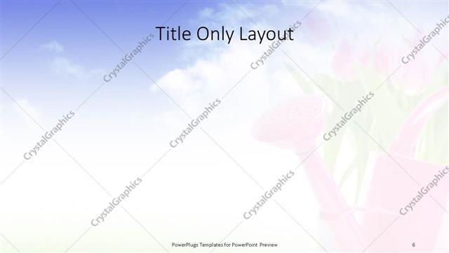 Title Only presentation slide layout