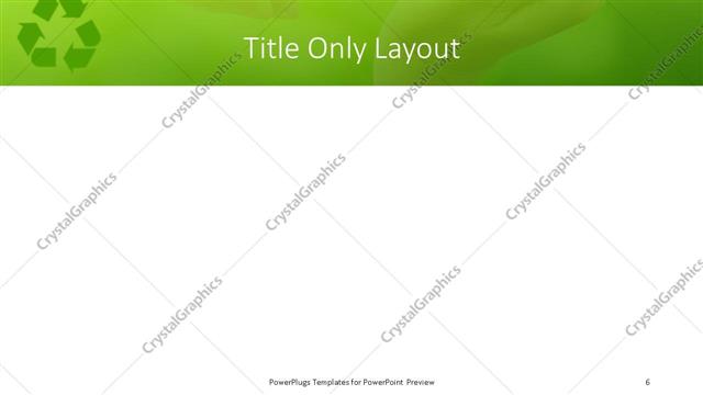 Title Only presentation slide layout