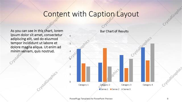 Content with Caption presentation slide layout