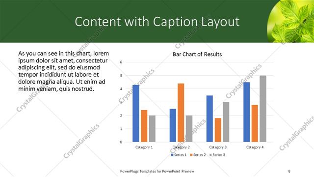 Content with Caption presentation slide layout