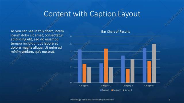 Content with Caption presentation slide layout
