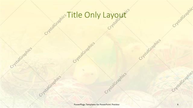 Title Only presentation slide layout