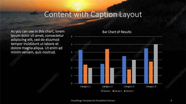 Content with Caption presentation slide layout