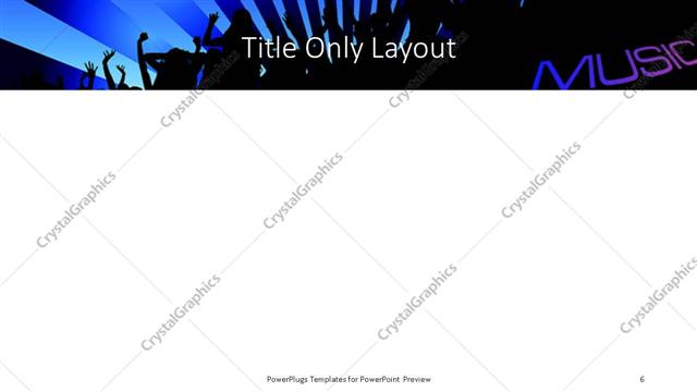 Title Only presentation slide layout