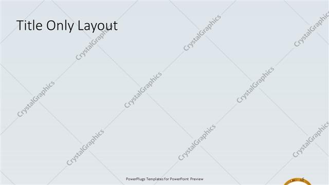 Title Only presentation slide layout