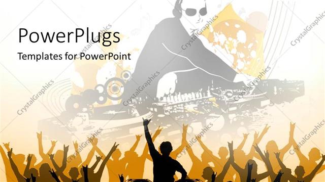  Presentation with club - Lot of people partying with a DJ in a club