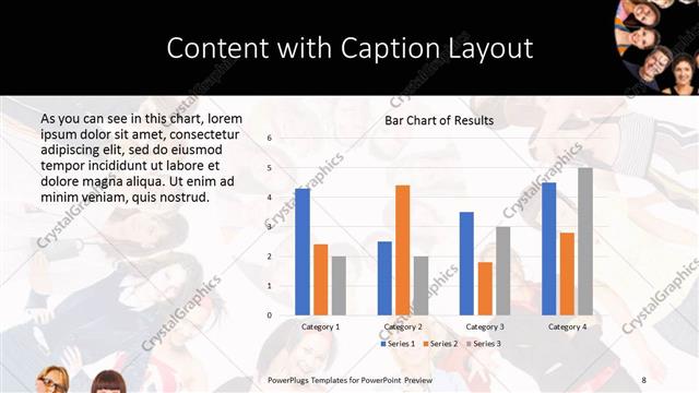Content with Caption presentation slide layout
