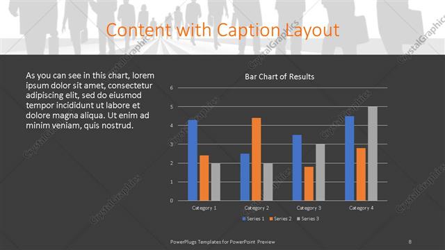 Content with Caption presentation slide layout