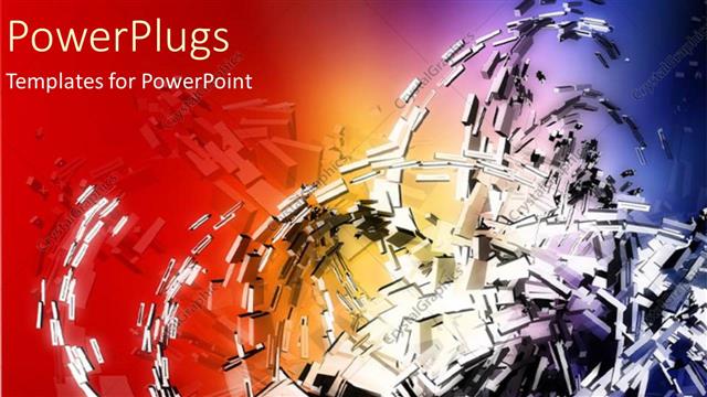  Presentation with surreal - A lot of scrap in spiral shape