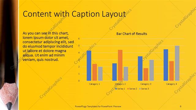 Content with Caption presentation slide layout