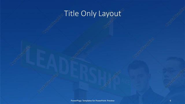 Title Only presentation slide layout