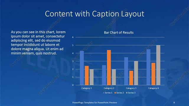 Content with Caption presentation slide layout