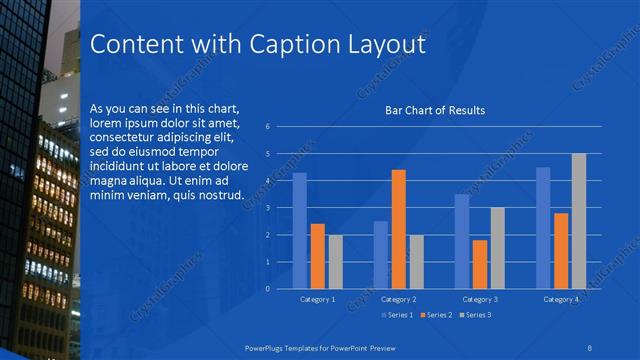 Content with Caption presentation slide layout