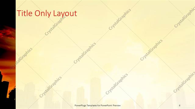 Title Only presentation slide layout