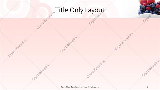 Title Only presentation slide layout