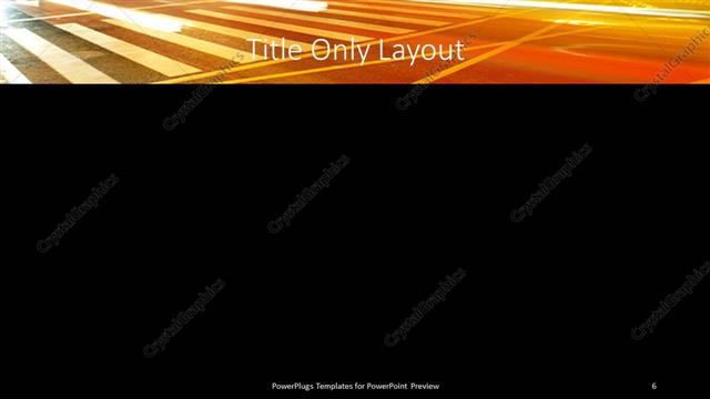 Title Only presentation slide layout