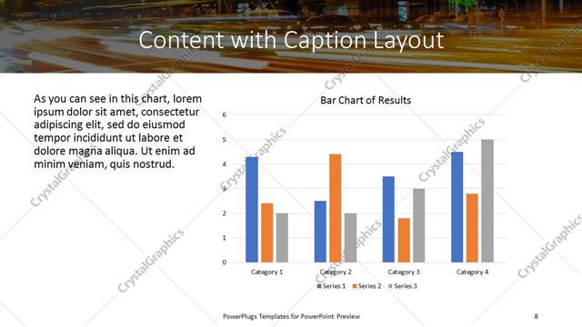 Content with Caption presentation slide layout