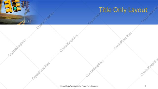 Title Only presentation slide layout