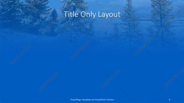 Title Only presentation slide layout