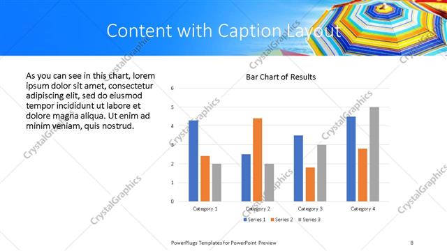 Content with Caption presentation slide layout
