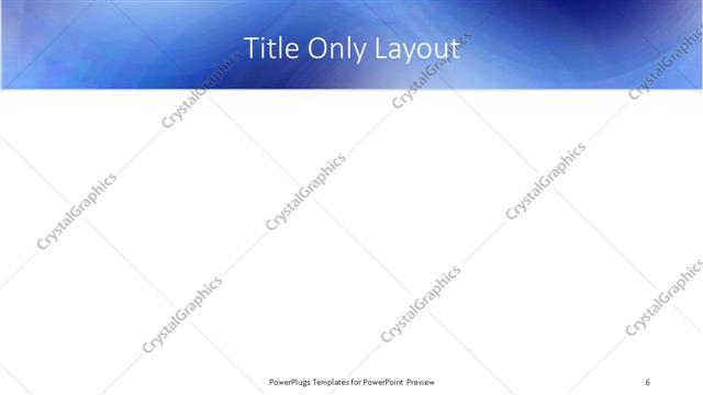Title Only presentation slide layout