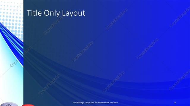 Title Only presentation slide layout