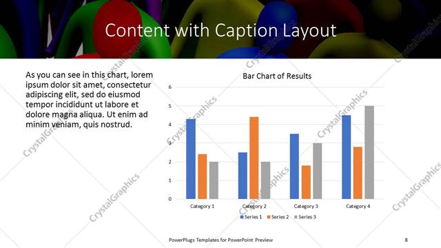 Content with Caption presentation slide layout