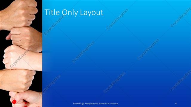 Title Only presentation slide layout