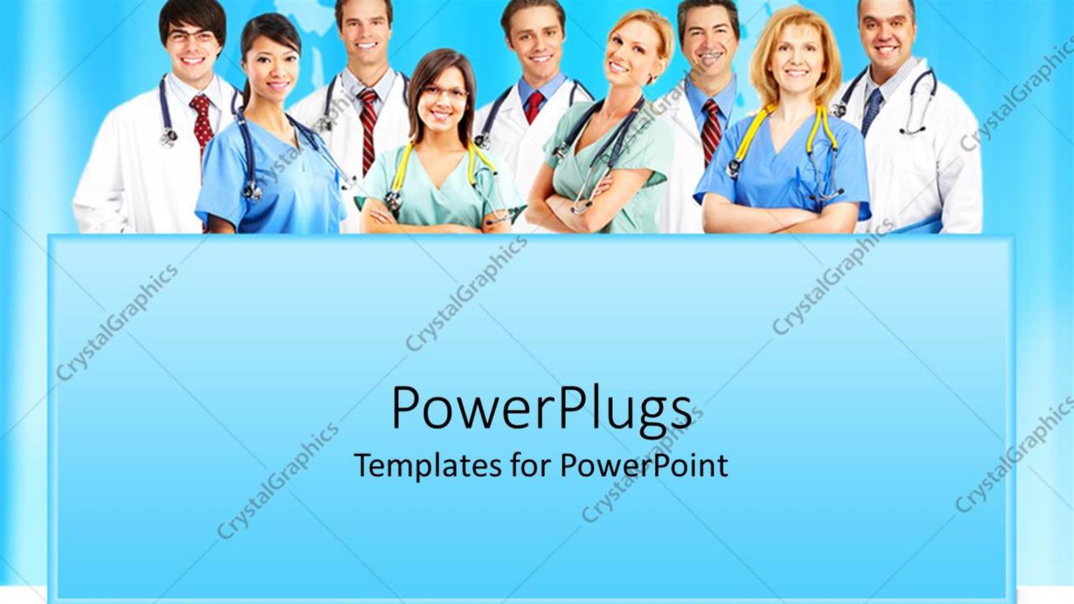 Featuring Lots of Adult Males and feMales Smiling with Stethoscope