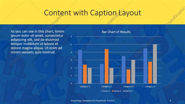 Content with Caption presentation slide layout