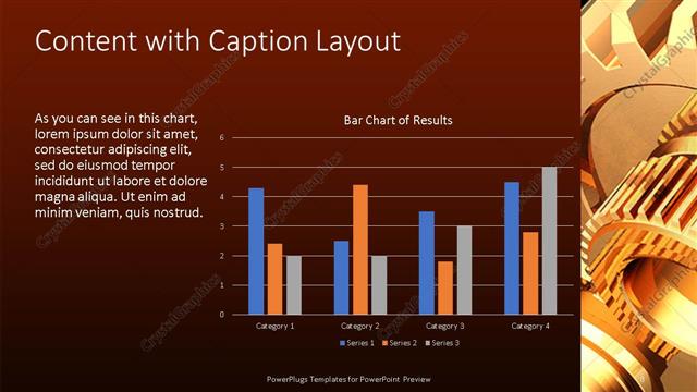 Content with Caption presentation slide layout