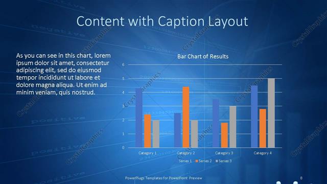 Content with Caption presentation slide layout