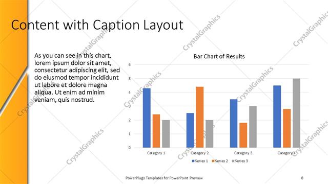 Content with Caption presentation slide layout