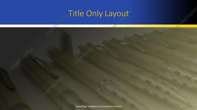 Title Only presentation slide layout