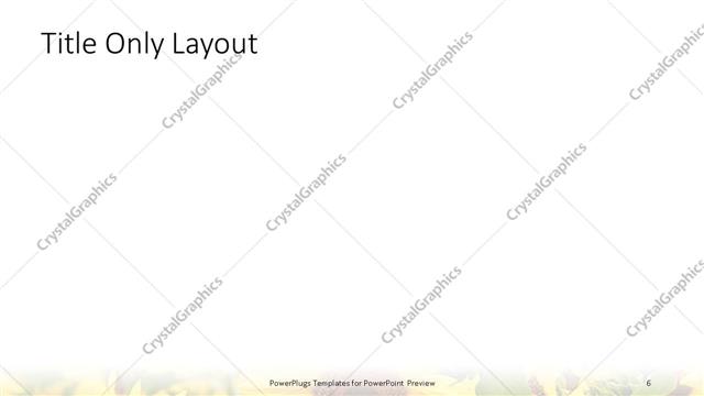 Title Only presentation slide layout