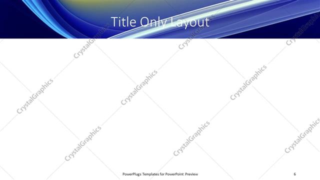 Title Only presentation slide layout