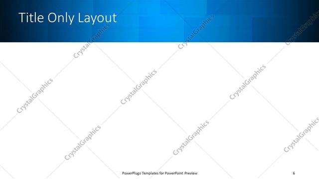 Title Only presentation slide layout