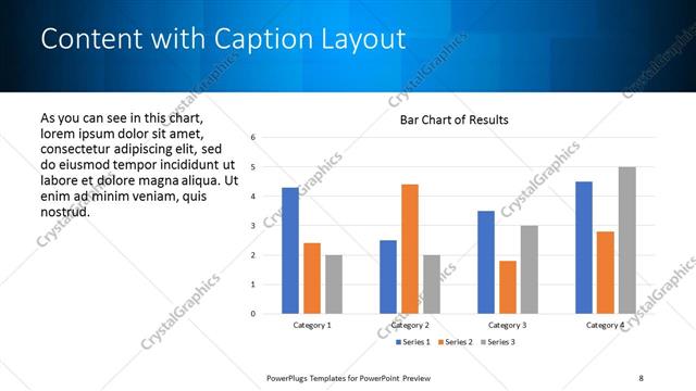 Content with Caption presentation slide layout