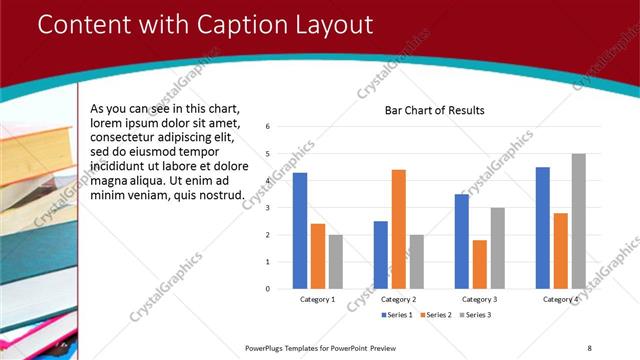 Content with Caption presentation slide layout