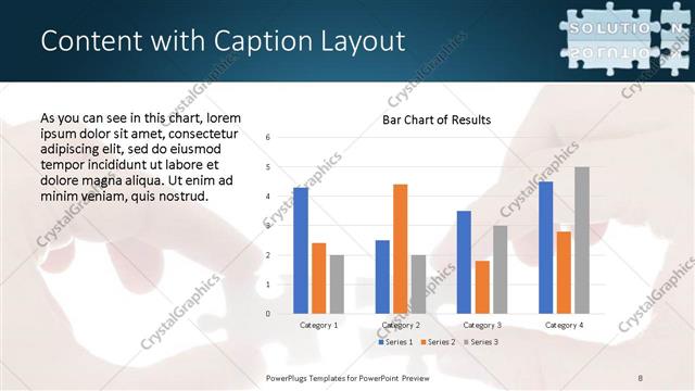 Content with Caption presentation slide layout