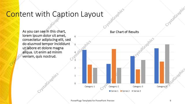 Content with Caption presentation slide layout