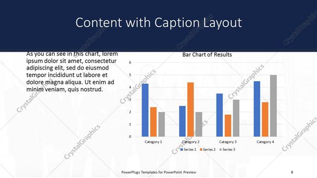 Content with Caption presentation slide layout