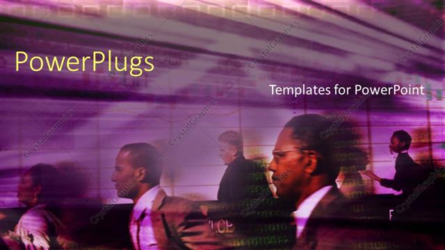  Presentation with binary - Lots of business people running fast with binary codes