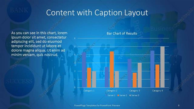 Content with Caption presentation slide layout