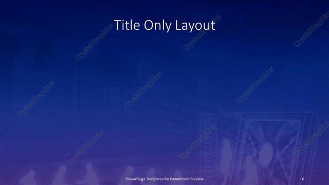Title Only presentation slide layout