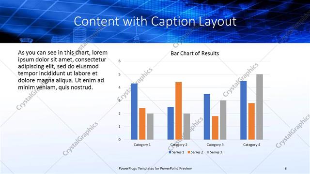 Content with Caption presentation slide layout